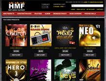 Tablet Screenshot of hotmusicfactory.com